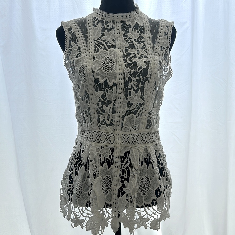 Beautiful white lace blouse